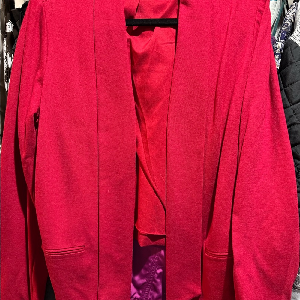 Chico's Vibrant Red Jacket